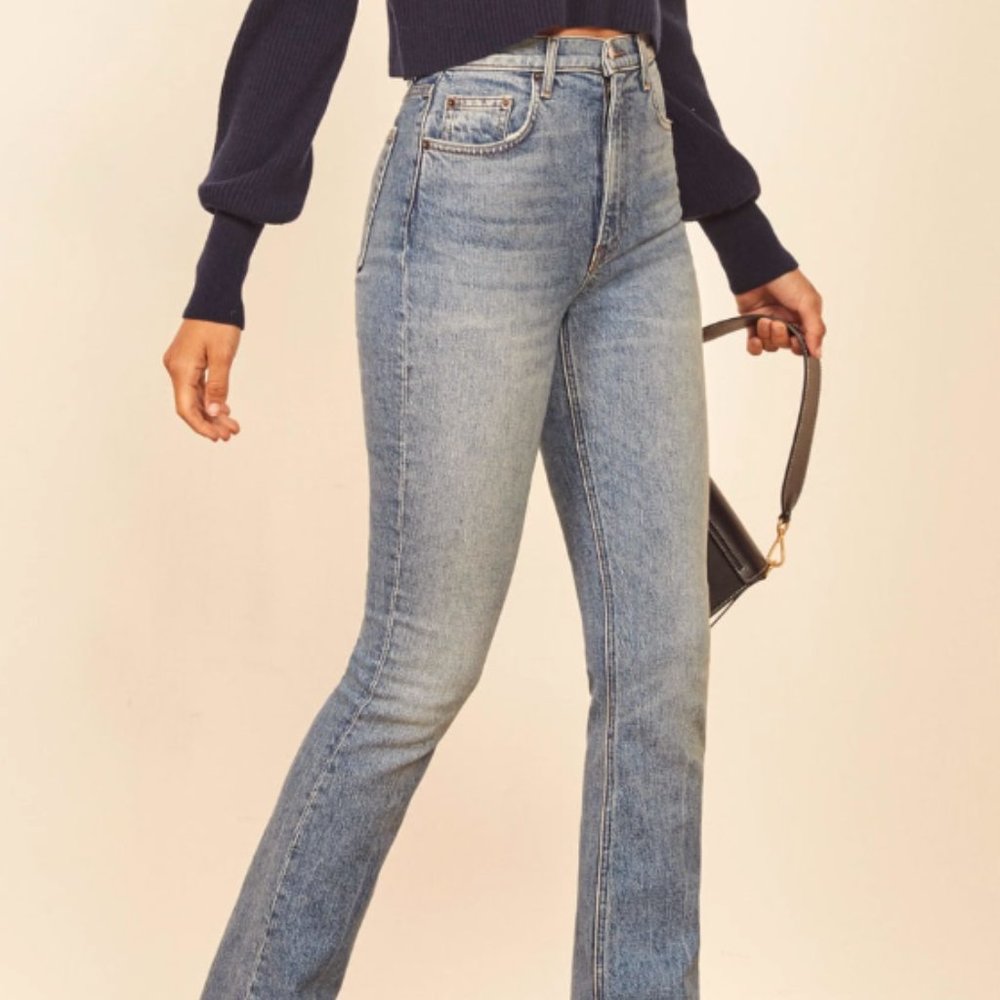 Reformation Peyton High Rise Bootcut Jeans